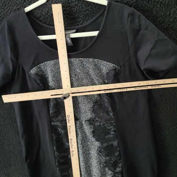 Lane Bryant Womens Dress Multicolor Size 16 Rayon Blend Stretch Lace Side Zip - Picture 3 of 12